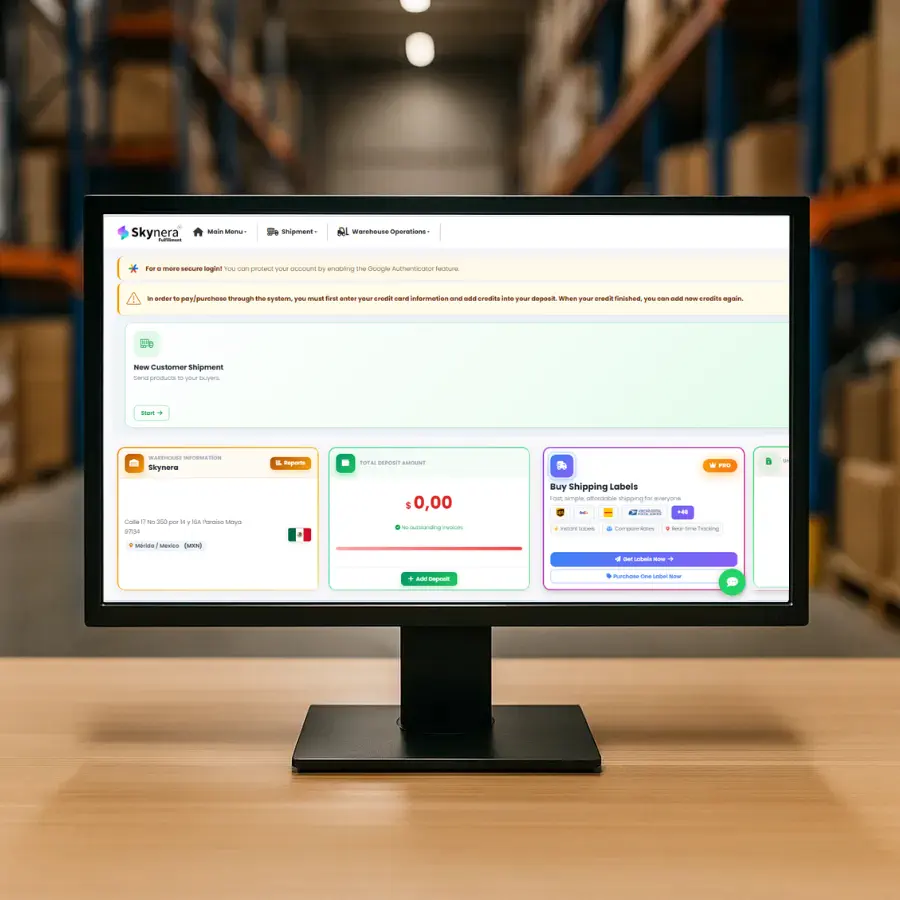 Controla todas tus ventas y toda la gestión de tus etiquetas desde un solo panel.